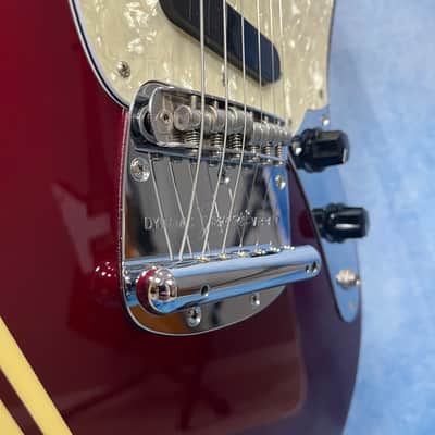 2004 Fender MG-73 Competition Mustang Old Candy Apple Red, CIJ image 7