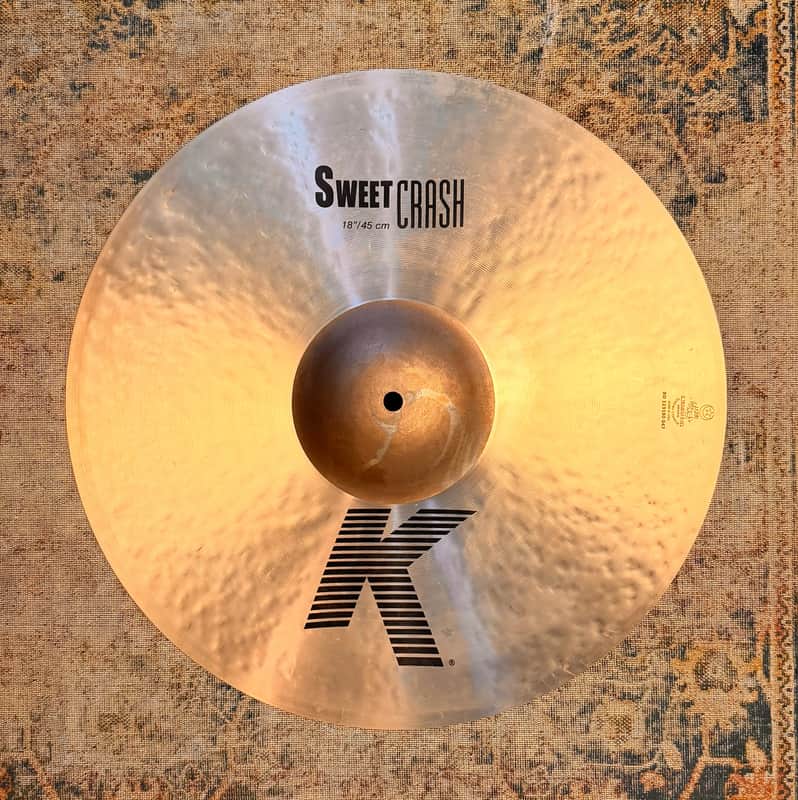 Zildjian K SWEET CRASH 18” A THIN ONE at 1280 g Glorious! CLEAN! DON’T Pay $420 For A Guess! Listen! image 1
