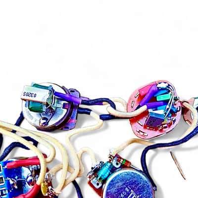 SG Harness Custom 6 way Varitone Switch, Bass Cut Pot Sel-Powered (no batteries required!) Solderless Pro Tones image 2