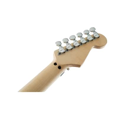 EVH Striped Series Well-Balanced and Sturdy 6-String Electric Guitar (Red, Black and White Striped, Left-Handed) image 6