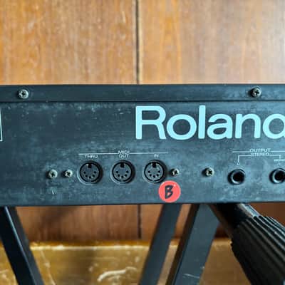 Roland D-550 LINER SYNTHESIZER New internal battery & Display D-50 rack version image 7
