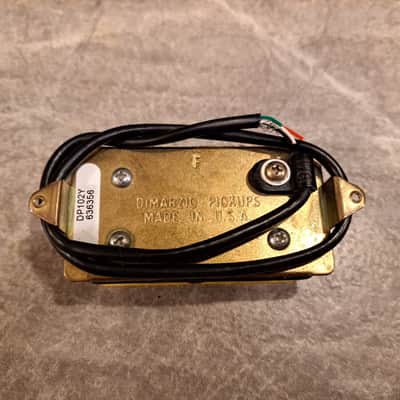 DiMarzio X2N DP102Y F-spaced 2015's - Yellow image 4