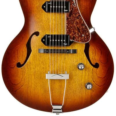 Godin 032327 / 050987 5th Avenue KingPin II P90 CW Cognac Burst Hollow Body Acoustic Guitar MADE In CANADA image 6