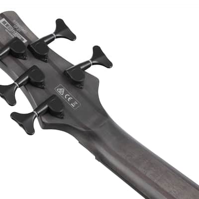 Ibanez BTB805MS-TGF Bass Workshop BTB Electric Bass 5-String Multi Scale - Transparent Gray Flat + Case image 7