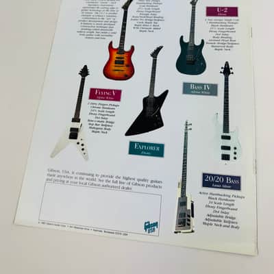 Gibson "The Great Adventure – Legend & Future" Brochure 1987 image 2
