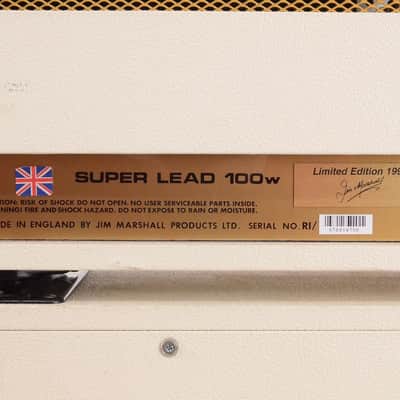MARSHALL Ltd Ed 1997 Super Lead Head & 1960AX Cab Owned by Jerry Finn #27293 image 13