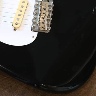 1984-1987 Fender Stratocaster Double-Cut Electric Guitar Black + OHSC image 8