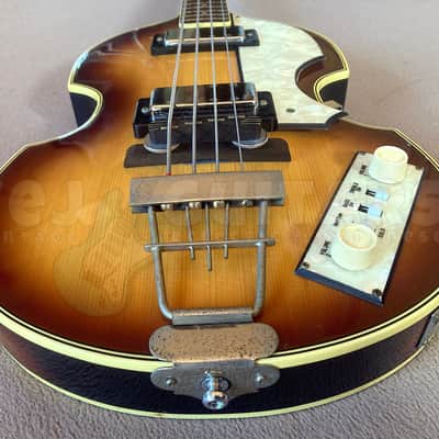 GRECO VB-450 1976 - w/HSC - VINTAGE JAPAN VIOLIN BASS image 8