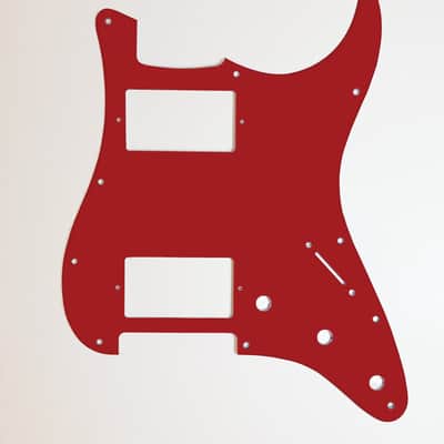 Carmedon Electronics Stratocaster Pickguard HH 2021 Candy Apple Red image 1