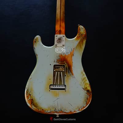Fender Stratocaster Blue Gray Aged Relic Made in USA image 11