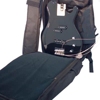 Journey Instruments OEB990BK Collapsible 30" Electric Bass in Color- Black 2024 - Gloss body, matte neck image 3