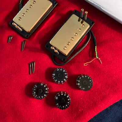 Schaller Golden 50’s Humbucking Pickup set 2004 - Deep Gold Plated image 14