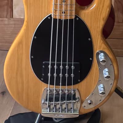 Ernie Ball Music Man Classic StingRay 5 with Maple Fretboard 2010 - 2020 - Classic Natural image 1