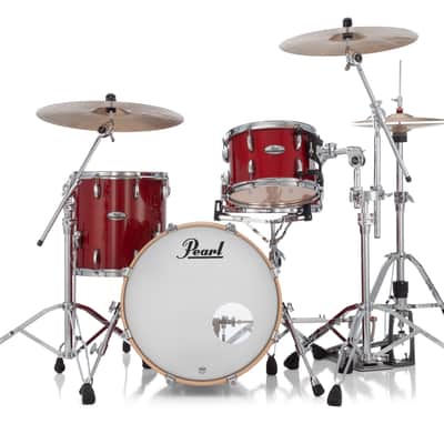 Pearl PMX Professional Maple Sequoia Red Lacquer Drums 20x14, 12x8, 14x14 Shell Pack | NEW | Authorized Dealer image 8