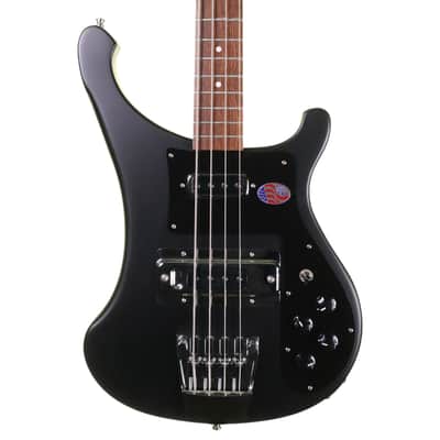 Rickenbacker 4003S MBL Bass Guitar, Matt Black with Hard Case image 1