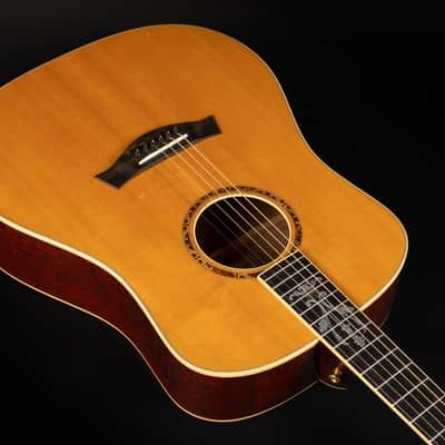 2000 Taylor XXV-DR 25th Anniversary - Natural | USA Limited Edition #350 / 500 Dreadnought Acoustic Guitar Quilted Sapele 18k Gold Inlays | CoA OHSC image 8