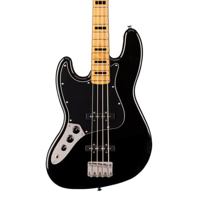 Squier Classic Vibe '70s Jazz Bass Left-Handed - Maple Fingerboard, Black image 1