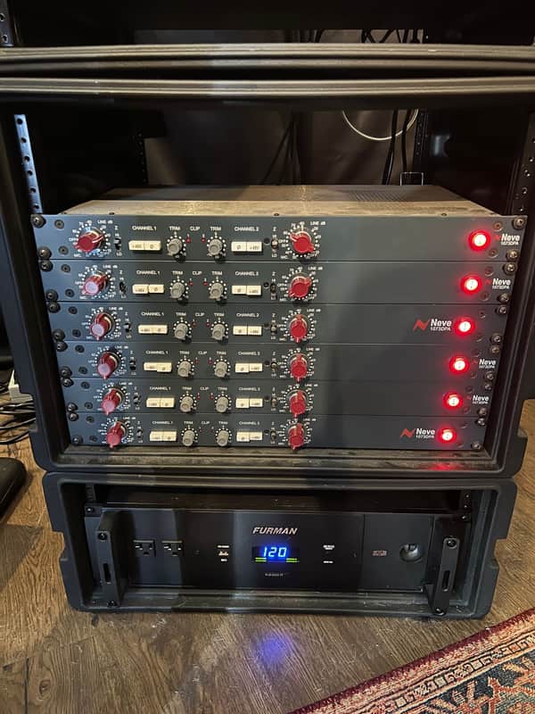 AMS Neve 1073DPA Dual Channel Mic Preamp | Excellent | Unit # 5/6 (Top Down in Photo) | Pro Studio
