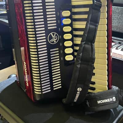 Hohner Bravo III 120 Accordion 2010s - Red image 3
