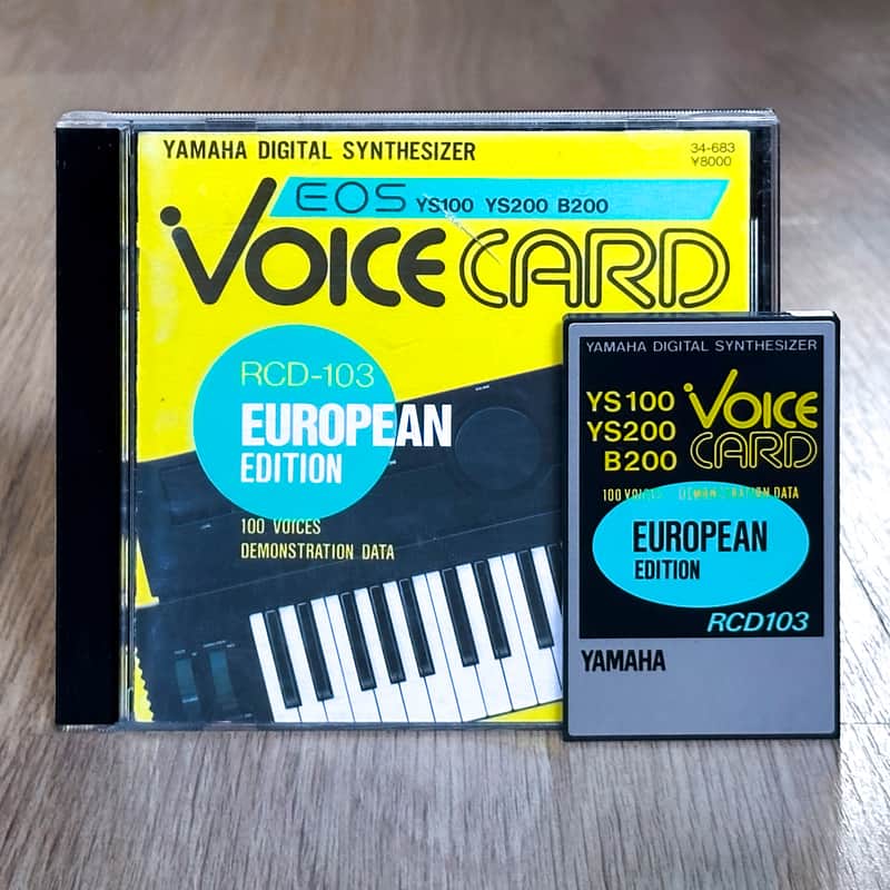 Yamaha YS100 / YS200 / TQ5 / B200 / V50 ROM Card // RCD103 European Collection image 1