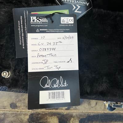 PRS 35th Anniversary Custom 24 2020 - Charcoal image 9