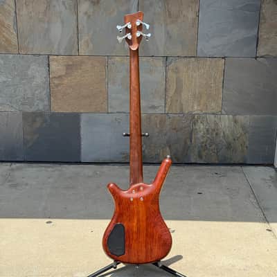 Used Warwick Pro Series Corvette Bubinga 4 Passive 4 String Bass with Gig Bag image 7