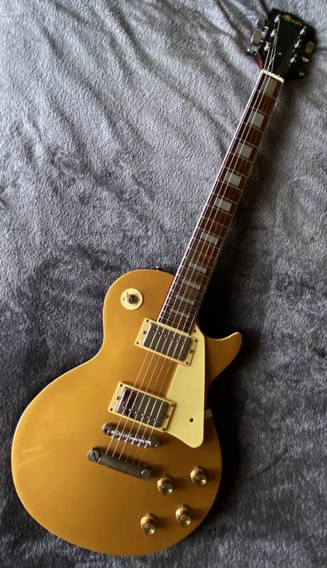 70' Vintage Maya Guitar, Made in Japan, Single Cut GoldTop copy