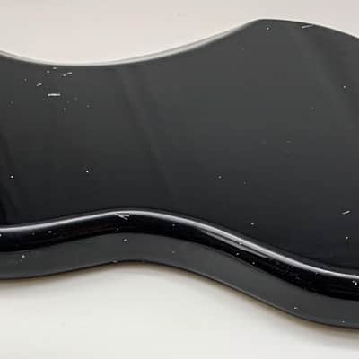 4lbs 7oz BloomDoom Nitro Lacquer Aged Relic Black Jazz-Style Vintage Custom Guitar Body image 11
