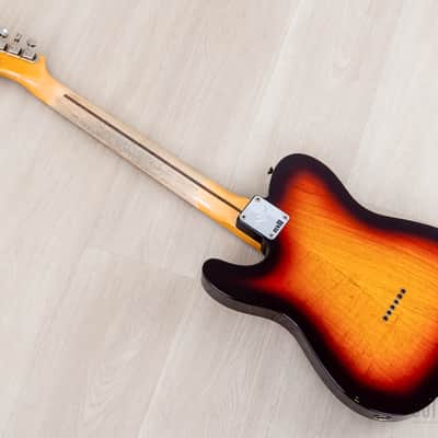 Fender Custom Shop '58 Telecaster Journeyman Relic Sunburst w/ V Neck, Figured Ash Body image 11
