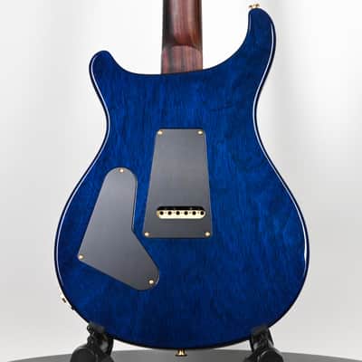 PRS Custom 24 Wood Library w/ 10-Top, Brazilian Rosewood, & 58/15 LT Pickups- Violet Blue Burst 2026 (0423892) image 3