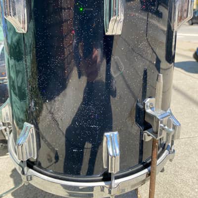 Incredible Looking & Sounding Rare Rogers 18” Bass Drum Kit  1960’s - Rainbow Sparkle Drum Set Holy Grail of Jazz Kits! 18-14-12 image 7