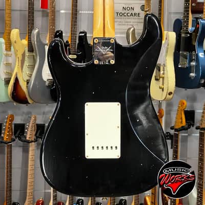FENDER - Custom Shop 56 Stratocaster Journeyman Relic Aged Black 9236081217 image 6