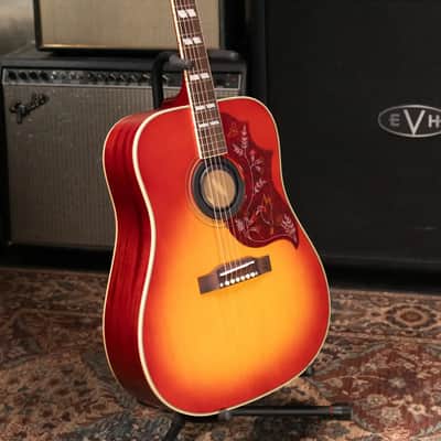 Epiphone Hummingbird Standard Acoustic/Electric Guitar - Cherry Sunburst with Gig Bag image 16