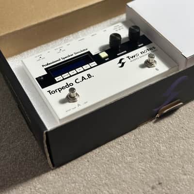 Two Notes Torpedo C.A.B. Speaker Simulator Pedal 2010s - White/Black image 2
