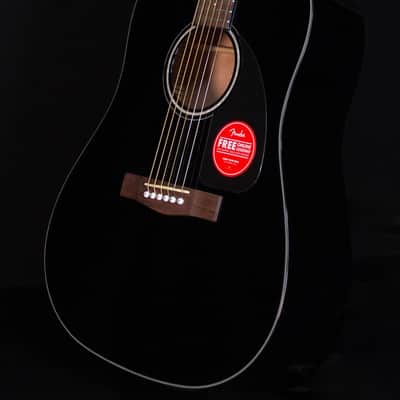 Fender CD-60 Dreadnought V3 with Case, Walnut FB, Black image 2