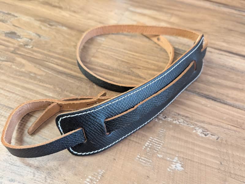 Bobby Lee Sottile Mfg Co Guitar Strap Vintage 1970s Black NOS Excellent! image 1