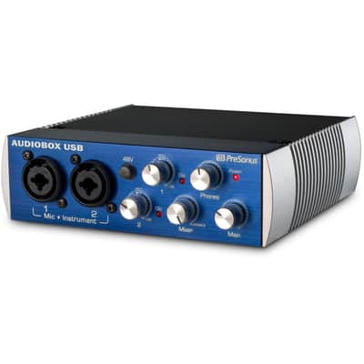 PreSonus AudioBox USB Studio Recording Interface with MXL 550 / 551R Mic Ensemble & XLR Cables image 2