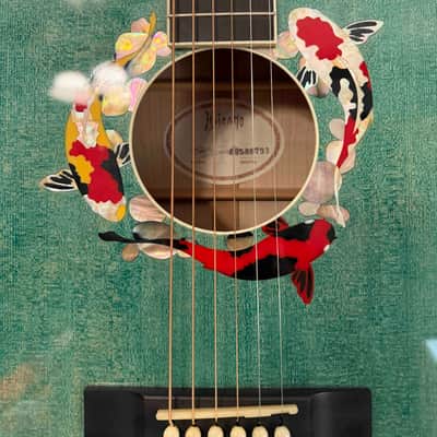 Hsienmo D Custom Koi acoustic guitar 2025 image 3