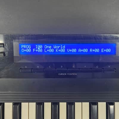 Korg M1 EX with Blue LCD upgrade & Gig Bag image 3