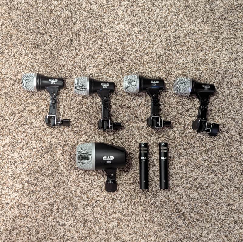 CAD STAGE7 Premium 7-Piece Drum Mic Pack 2010s - Black image 1