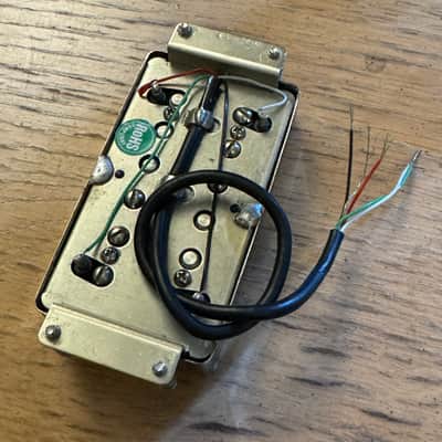 Fender Reissue Blank Chrome Wide Range Humbucker Bridge Neck Pickup 72 Telecaster Deluxe Tele Custom image 2