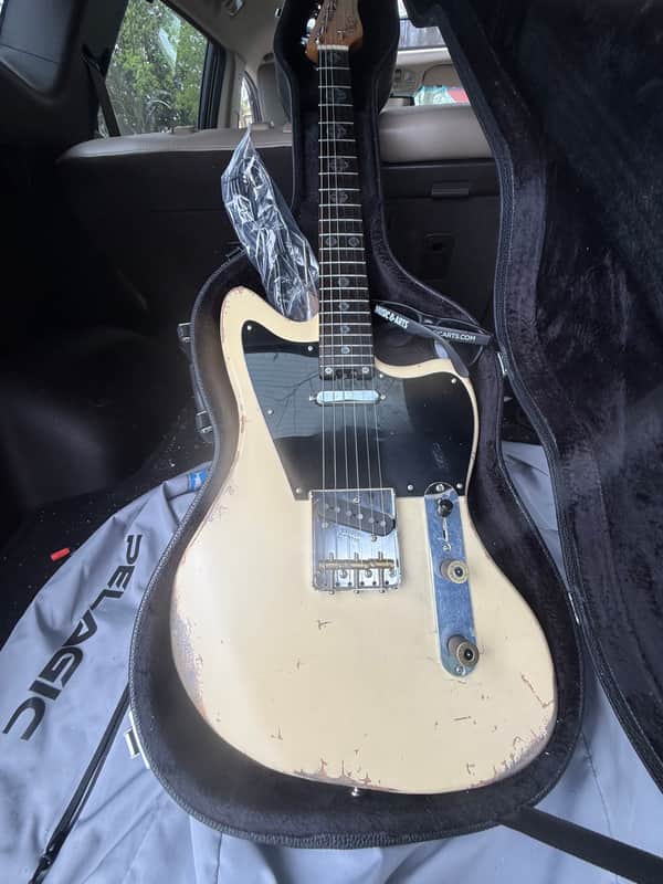 KGD based  , Reborn under AMERI’Can’Fix’It Stringed Legion  Telemaster (Celtic Saints Reprisal) 2025  - Relic aged cream white image 1