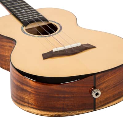 Flight Voyager EQ-A Tenor Ukulele New - solid spruce image 6