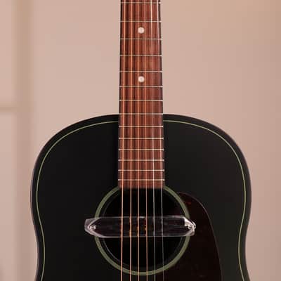 Gretsch Jim Dandy Deltoluxe Dreadnought - Walnut Fingerboard, Black image 5