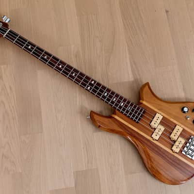 1980 B.C. Rich Eagle Bass, Koa Neck Through Vintage USA-Made Bass w/ Case image 11