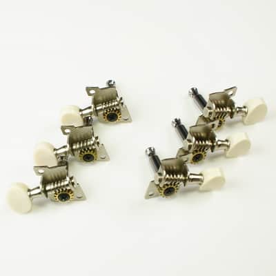 3L/3R Vintage Classic Style Guitar Tuning Keys Tuners Head Pegs ,Nickel image 2