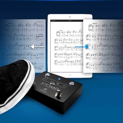 STOMP Bluetooth® 4.0 Page Turner Pedal & App Controller - Color: Black image 4