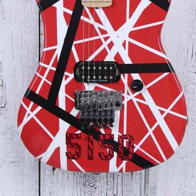 Kramer 1984 Reissue 2005 Eddie Van Halen 5150 Striped Electric Guitar w Gig Bag image 1