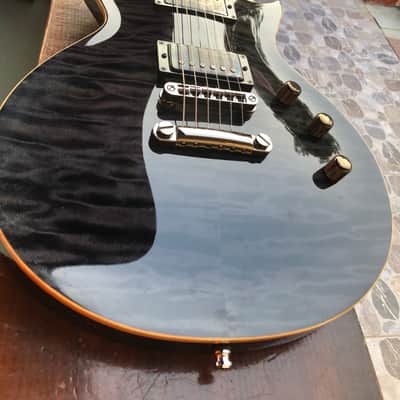 ESP Kiso Custom Shop Eclipse CTM 2009 See-thru Black image 2