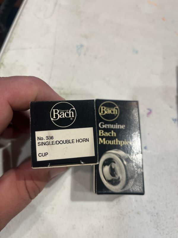 Bach 3367 French Horn Mouthpiece - 7 Cup 2010s - Silver-Plated image 1